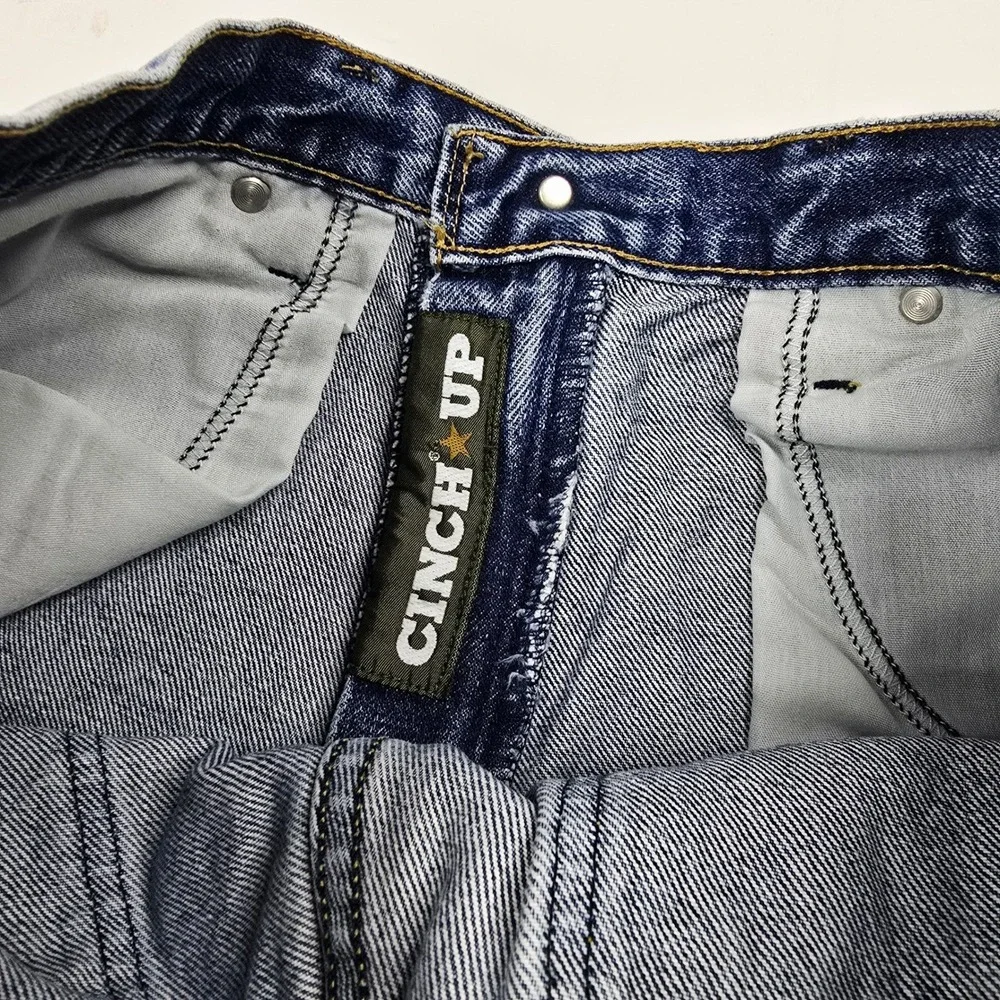 Cinch Mens Blue Denim Jeans Size 32x36 Western Cowboy Riding Ranch‎ Workwear